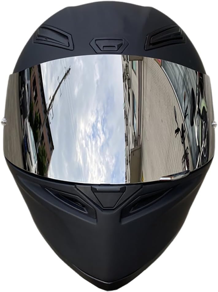BSTOP K1 Face Shield Uv-Protected for AGV K1, K1S, K3SV, K5, K5S Helmet Shield Visor Windshield (Silver-Day use only) - Image 5